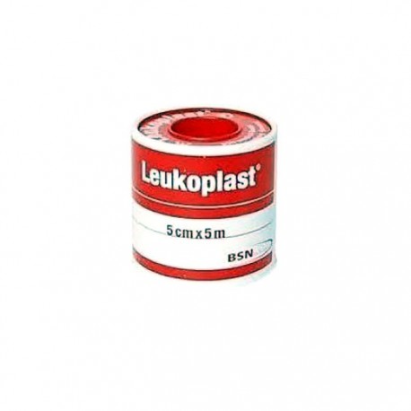 Leukoplast esparadrapo color blanco 5mx5cm 1ud