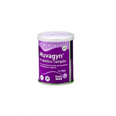 Muvagyn Probiótico tampon vaginal super 8uds