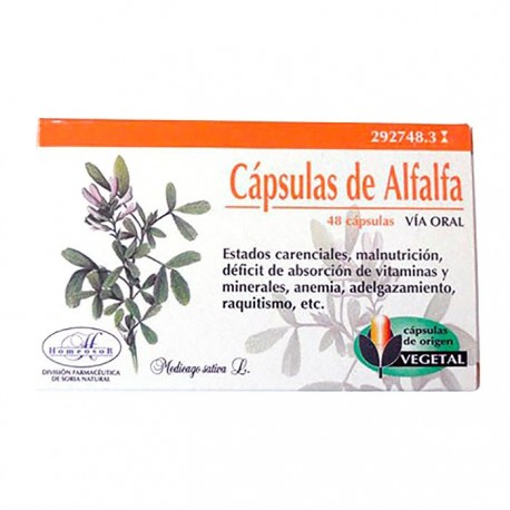 Homeosor alfalfa 320mg 48cáps