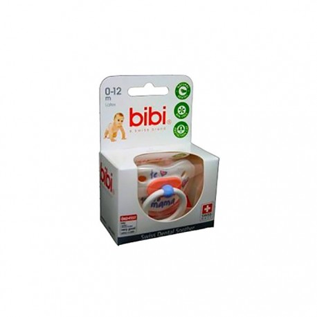 Bibi chupete papa/mama 12m+ pastel 1ud