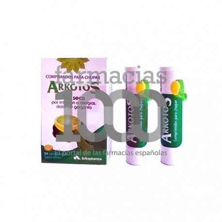 Arkotos tos seca sabor limón 24comp