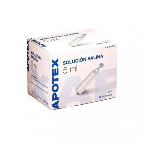 Apotex solución salina fisiológica 5ml x 30uds