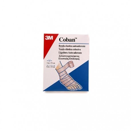 Nexcare® venda cohesiva color blanco 3mx7,5cm