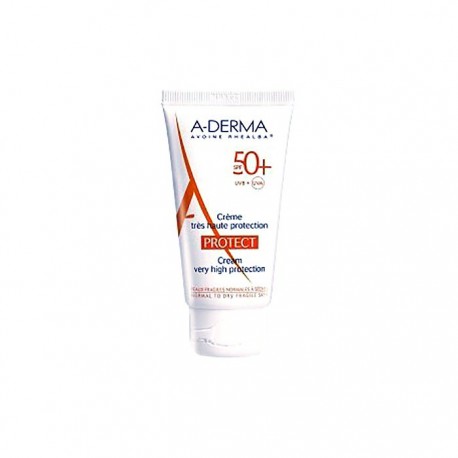 A-derma crema fotoprotectora SPF50 para pieles normales y secas 40ml