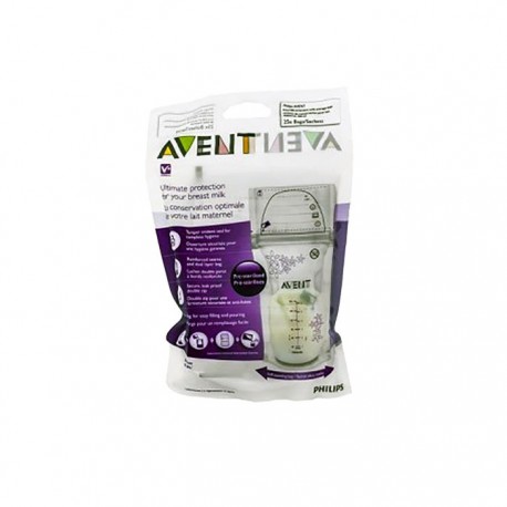 Avent bolsas de leche materna 25uds