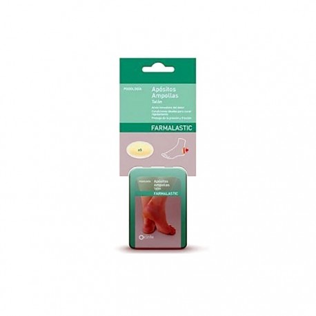 Farmalastic protector ampollas apósito adhesivo dedos 5uds