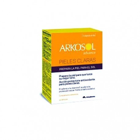 Arkosol pieles claras 30cáps