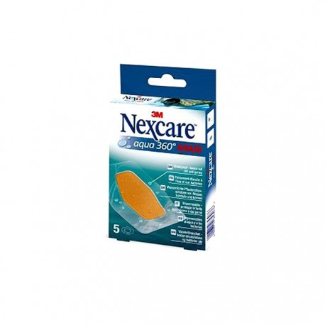 Nexcare® Aqua 360º tiras adhesivas maxi 10x6mm 5uds