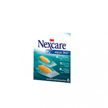 Nexcare® Aqua 360º tiras adhesivas bolsillo 6uds