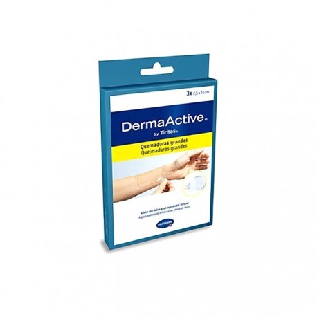 DermaActive quemaduras grandes 3uds