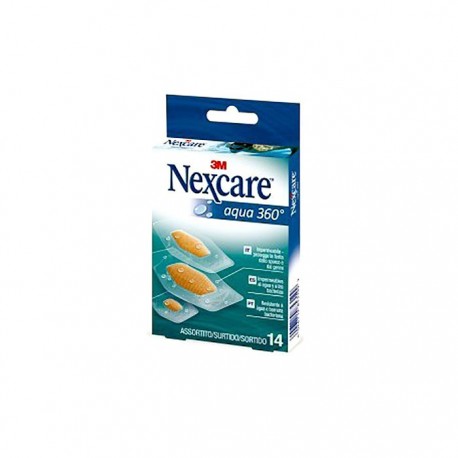 Nexcare® Aqua 360º tiras adhesivas surtido 14uds