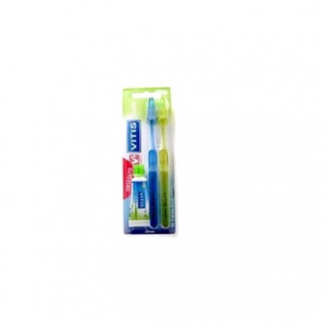 Vitis Access cepillo dental adulto suave 2uds