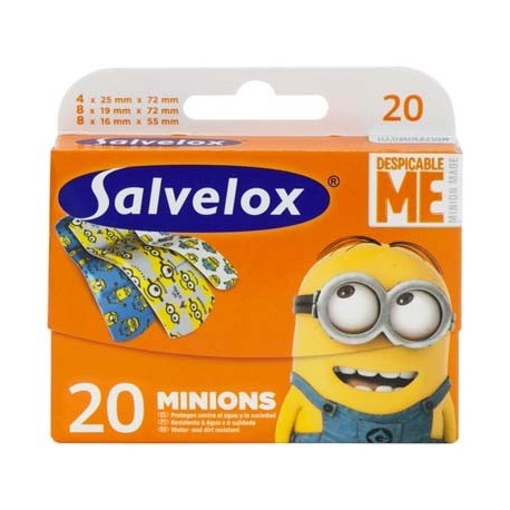 SALVELOX APÓSITO ADHESIVO MINIONS 20 UDS