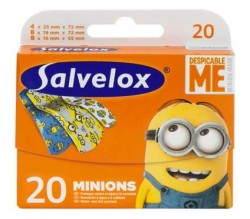 SALVELOX APÓSITO ADHESIVO MINIONS 20 UDS