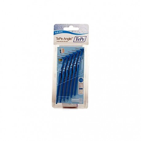 TePe® cepillo interdental angulado 0,6mm azul