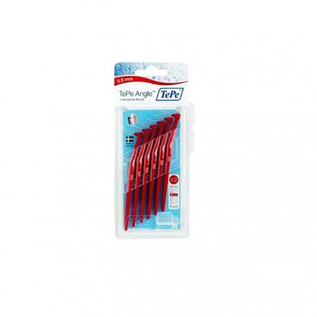 TePe® cepillo interdental angulado 0,5mm rojo