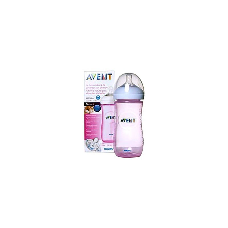 Philips avent, Avent Natural biberón rosa 330ml, Farmacias 1000