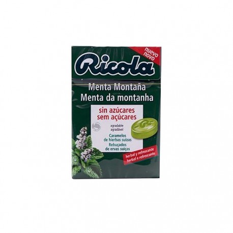 Ricola menta montaña caramelos sin azúcar 50g