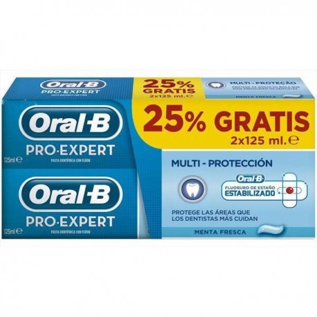 PASTA DENTÍFRICA ORAL-B PRO EXPERT. 2X125 ML