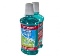 ORAL-B COLUTORIO MENTA SIN ALCOHOL 2x 500ML