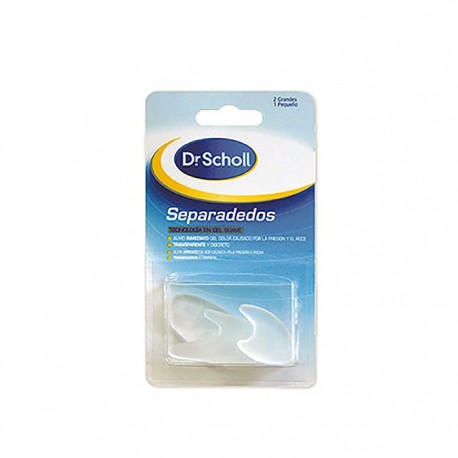 Scholl Separador dedos gel 3uds