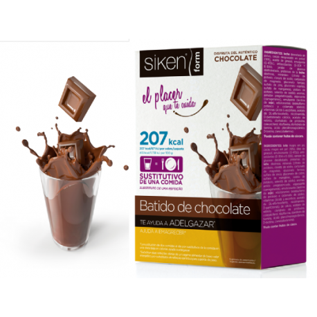 SIKEN FORM BATIDO SUSTITUTIVO CHOCOLATE 50G 5 SOBRES DOYPACK