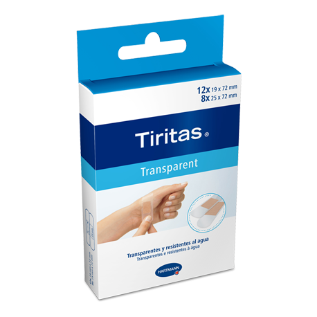 tiritas transparentes 20 uds