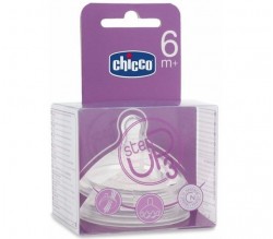 CHICCO TETINA STEP UP 6M+ FLUJO PAPILLA 2UDS