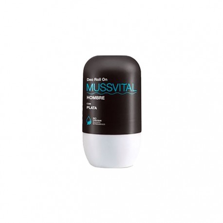 Mussvital Deo Hombre desodorante con plata roll on 75ml