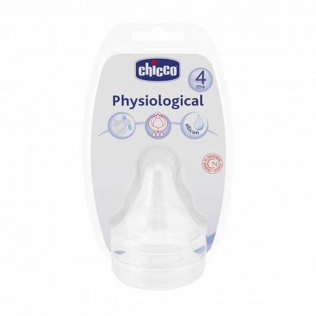 Chicco tetina silicona boca ancha flujo rápido +4 m 250ml