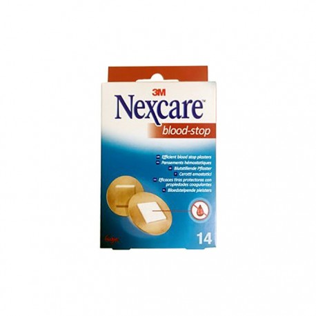 Nexcare® Blood Stop tiras adhesivas coagulantes surtido 14uds