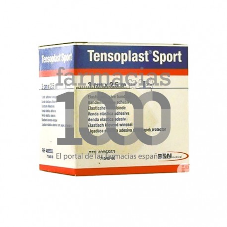 Tensoplast sport Venda Elástica Adhesiva 3CMx2,5M 1UD