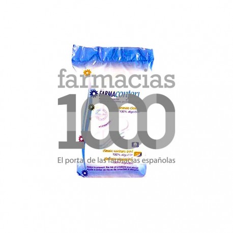 Farmaconfort compresas algodón anatómicas classic 20uds