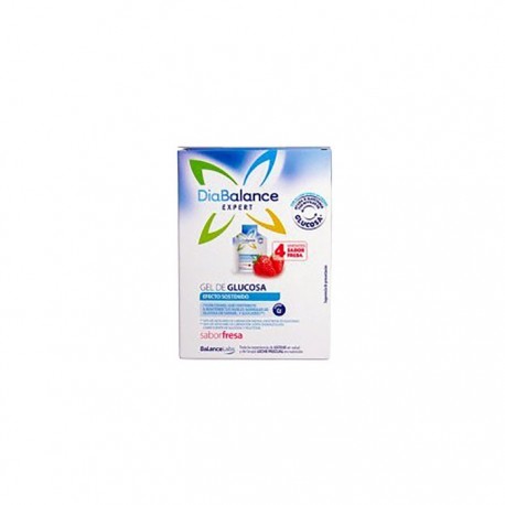DiaBalance Expert gel glucosa efecto sostenido fresa 4 sobres