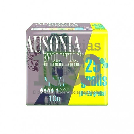 Ausonia® Evolution compresa maxi 8+2uds