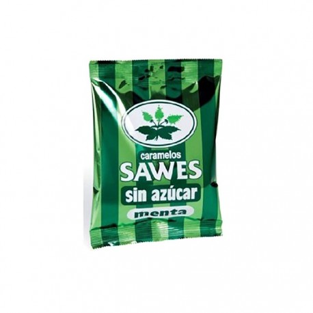 Sawes caramelos sin azúcar menta 50g