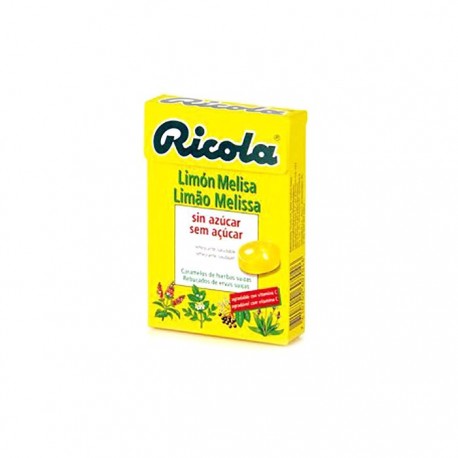 Ricola limón-melisa caramelos sin azúcar 50g