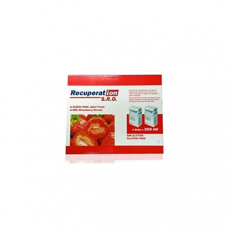 Recuperat-ion® S.R.O. suero oral fresa 250ml+250ml
