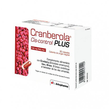 Cranberola Cis-control Plus con Brezo 60cáps