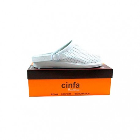 Cinfa Hankshoes zueco confort blanco N42