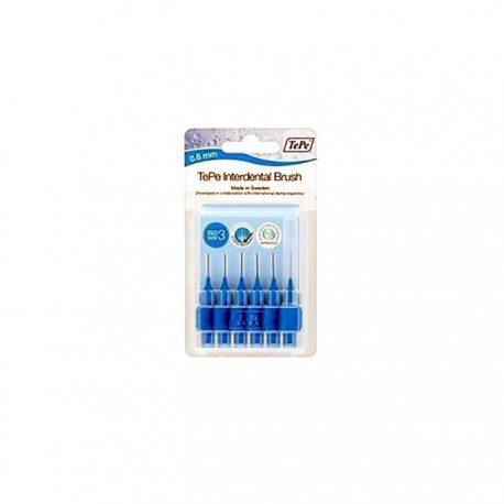 TePe® cepillo interdental 0,6mm azul