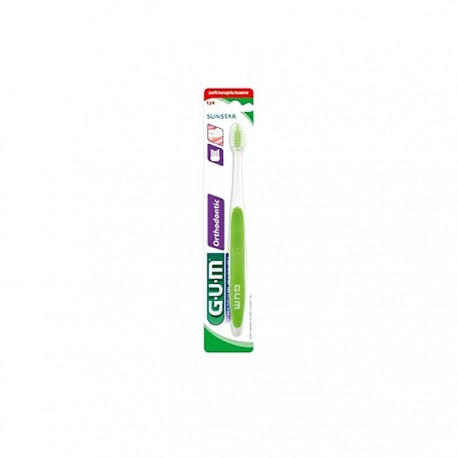 GUM® cepillo dental ortodoncia adulto 124 1ud