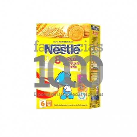 Nestlé papilla 8 cereales y galleta maría 600g