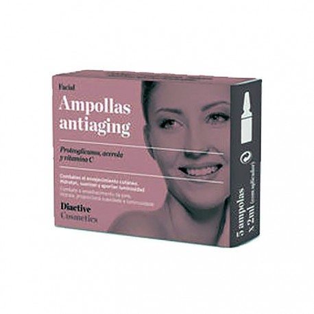 Diactive ampollas antiaging faciales 5uds