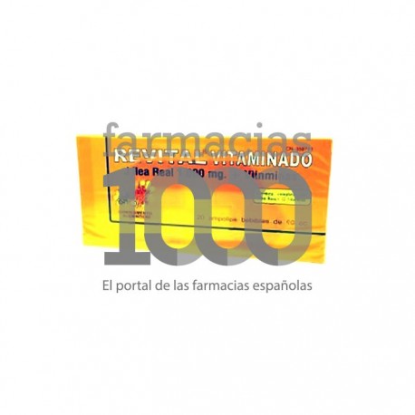Revital Vitaminado Jalea real 1000mg 10amp bebibles