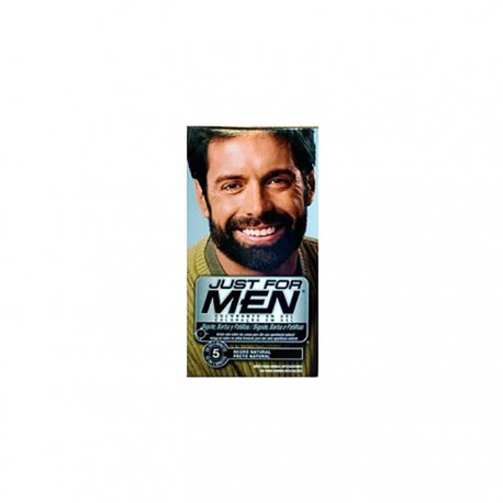 Just for Men gel colorante negro para bigote y barba 30ml