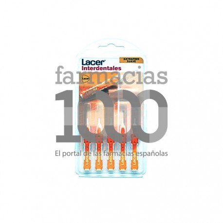 Lacer Interdental extrafino suave recto 10uds