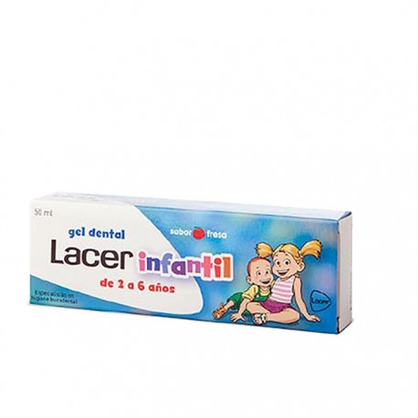 Lacer gel dental infantil 2 a 6 años 50ml