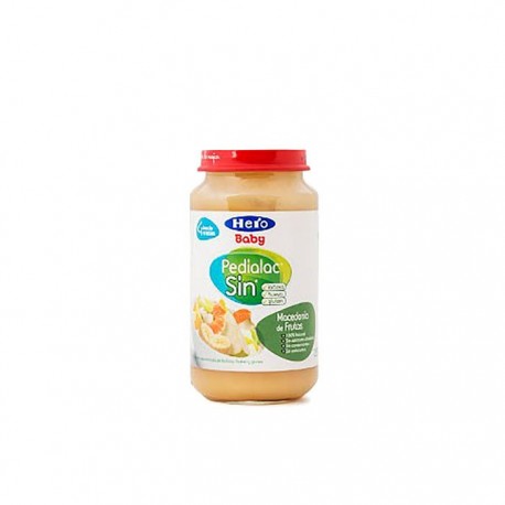 Hero Baby Pedialac tarrito macedonia de frutas sin gluten 250g