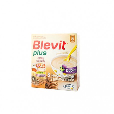 Blevit® plus 8 cereales con miel y galleta María 600g